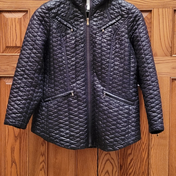 Chico's Black Quilted Jacket - Picture 5 of 16